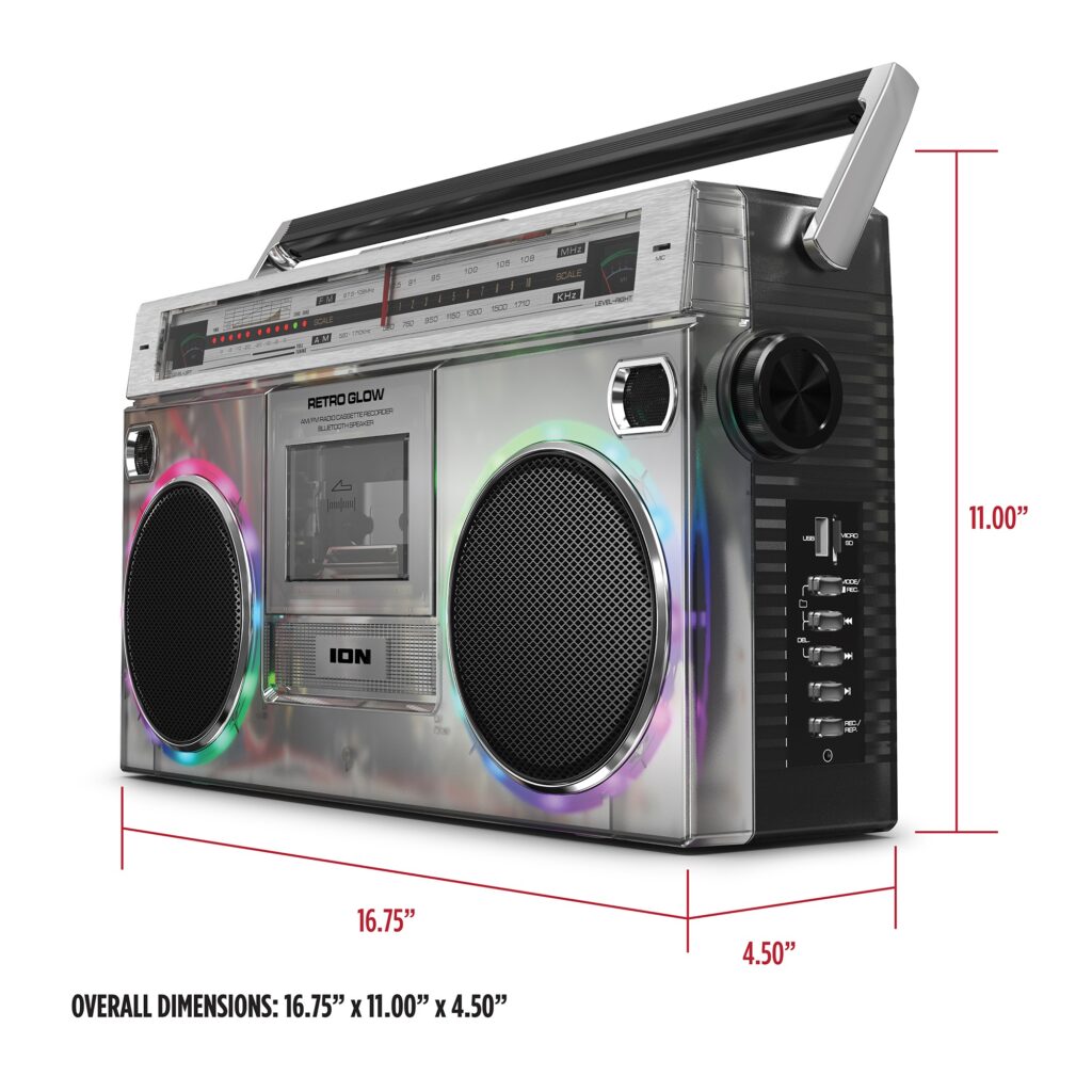 ION Retro Glow Boombox