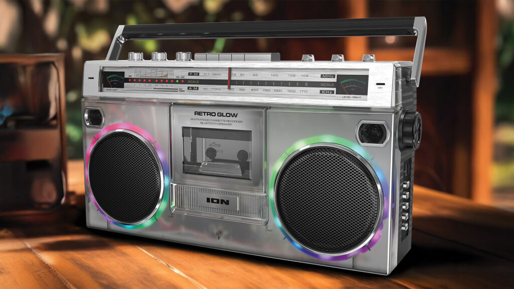 ION Retro Glow Boombox